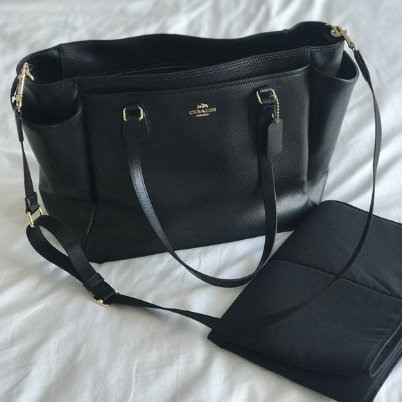 Coach Leather Diaper Bag - Picture 1 of 4